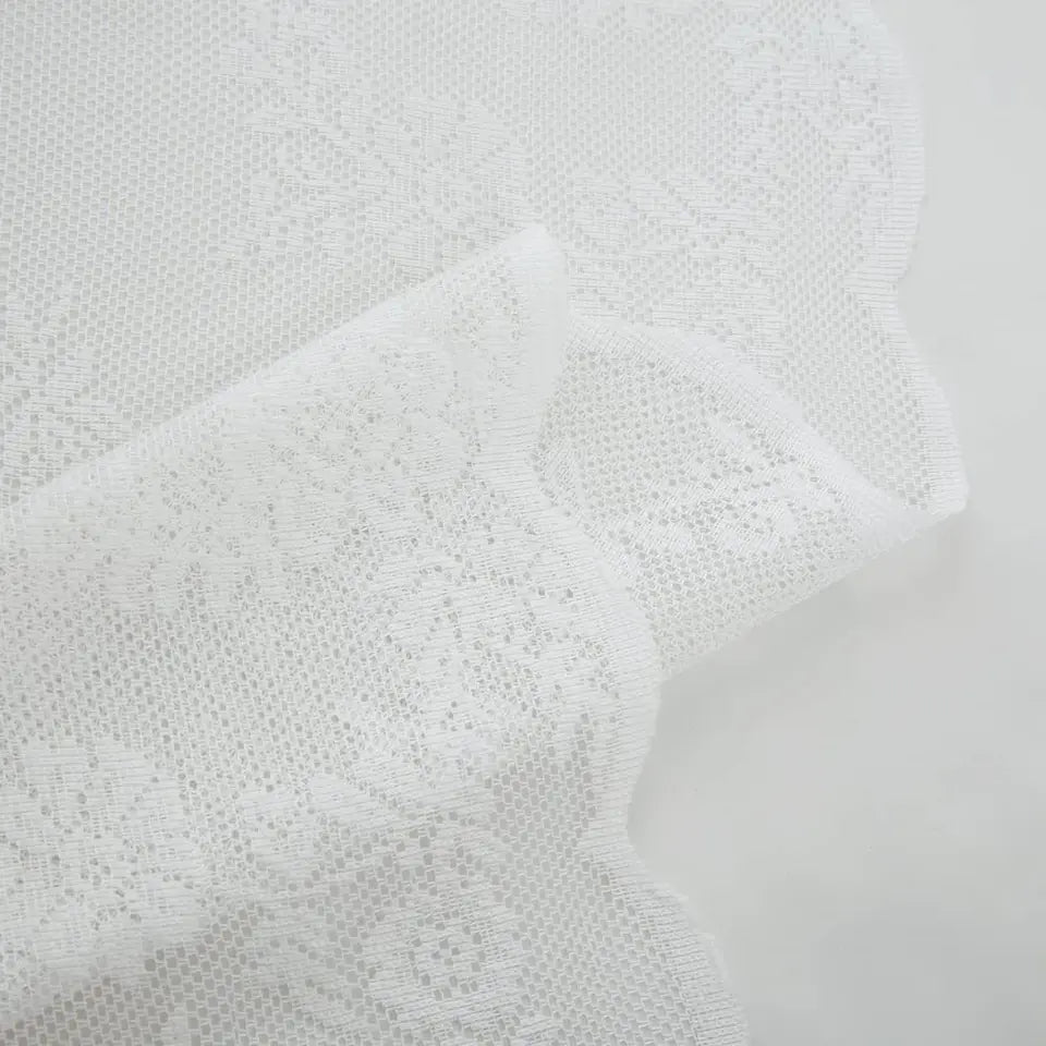 1pc vintage embroidered floral chiffon lace curtain for the living room, privacy curtain panel